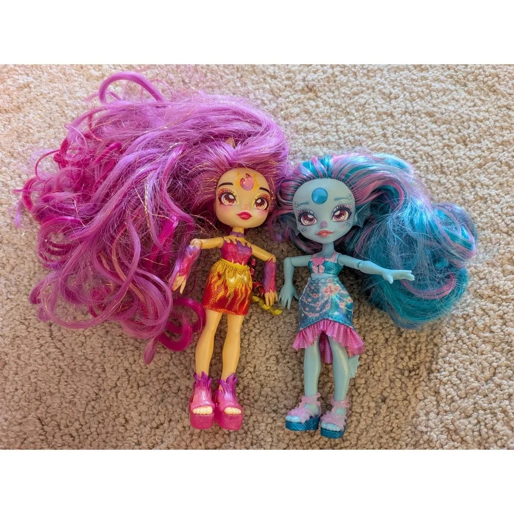 Magic Mixies Pixlings Dolls Lot Flitter Marena Fashion Dolls